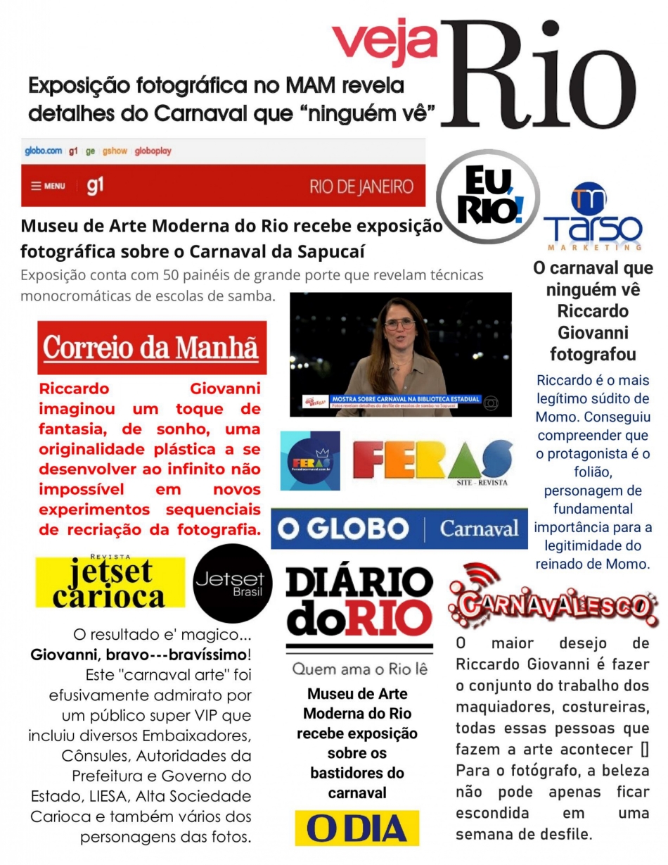 "O CARNAVAL QUE NINGUÉM VÊ”  Riccardo Giovanni